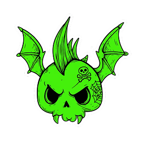 Deathwings Mascot Sticker